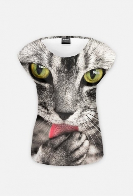 Damski T-Shirt - Kot - e-koszulka.com