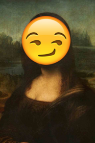 Kubek Emoji Mona Lisa