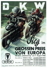 Plakat A1 59x84cm DKW vintage