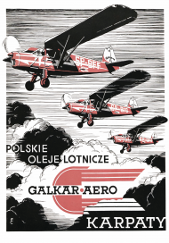 Plakat A2 42x59cm POL - Karpaty vintage