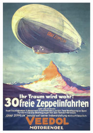 Plakat A1 59x84cm Zeppelin vintage
