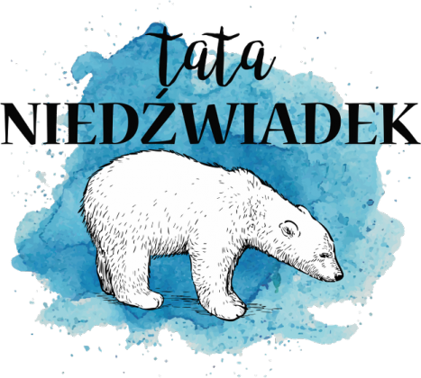 Koszulka męska z nadrukiem "Tata Niedźwiadek"