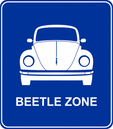 Koszulka męska z nadrukiem "Beetle zone"