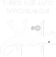 Bluza T-Rex nie lubi wyciskania Damska Czarna