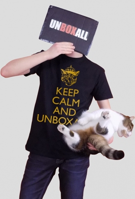 Koszulka KEEP CALM LIMITED (złoty nadruk) - TheUnboxall
