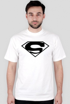 Męska koszulka z nadrukiem symbolu Superman - JaRekGInC
