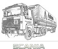 Koszulka Scania 141 Astran