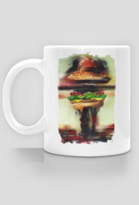 "kubki z nadrukiem" - O'Prime Art Prints - atomic burger - O'Prime Art Prints