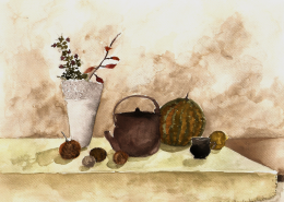 MARTWA NATURA - Primrose&Pansy, farby wodne