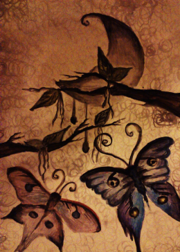 NOC - Primrose&Pansy, farby wodne