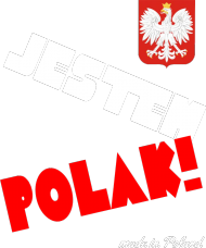 made in Poland Bluza z kapturem