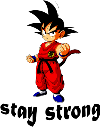 Dragon Ball Stay Strong Young Goku