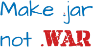 Koszulka programistki Java - make jar not war - oversize