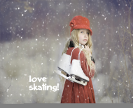 Pudełko śniadaniowe Love skating!