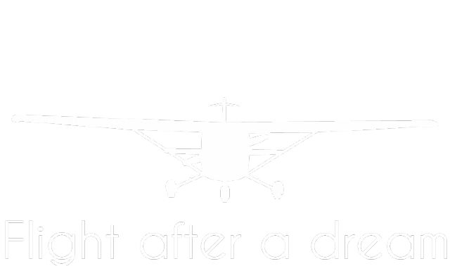 Koszulka "Flight after a dream-C White" AviationWear