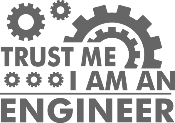 (dwustronna) trust me i'm an engineer