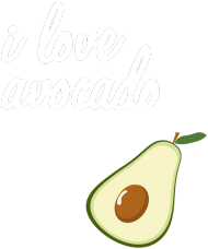 fartuch kuchenny i LOVE avocado