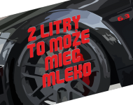 Dwa litry to może mieć mleko