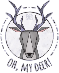Ruds - Kubek JELEŃ deer niebieski