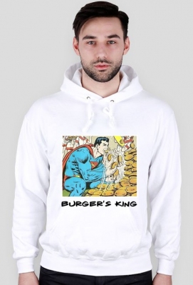 SuperMan Burger'sKing Bluza z kapturem - SensiShop