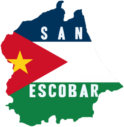 Koszulka mapa San Escobar męska