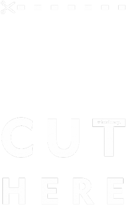 CUT HERE - Bialy/WHITE