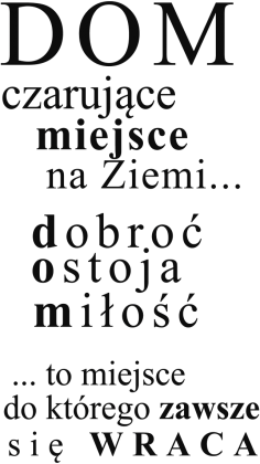 Plakat Dom