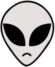 sad alien
