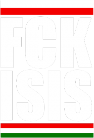 Koszulka damska "FCK ISIS flaga"