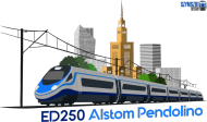 Bluza - ED250 Alstom Pendolino