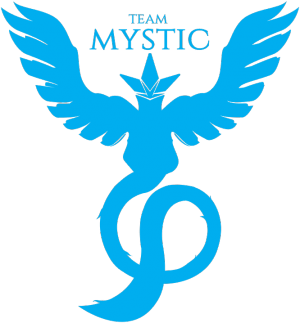 Koszulka DamskaTeam Mystic Blue - nadruk