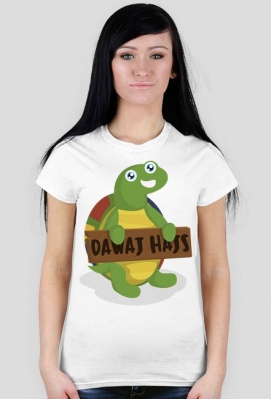 Dawaj Hajs - Damska, Biała - Mohehe - Sklep