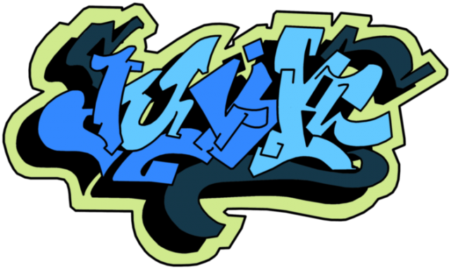 Julia koszulka z imieniem dla dziewczynki. Graffiti