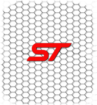 FORD ST logo grill w #1