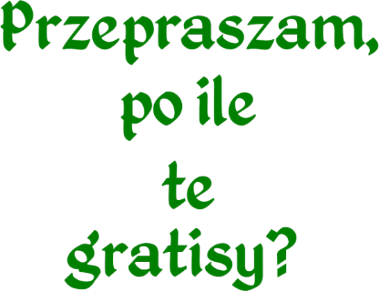 Koszulka "Gratisy"