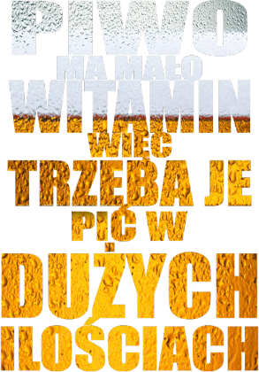 Piwo ma mało witamin.