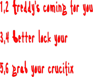 Koszmar z ulicy wiązów (wyliczanka)