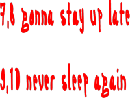 Koszmar z ulicy wiązów (wyliczanka)