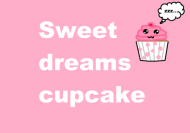 sweet dreams cupcake