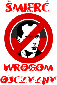 ŚMIERĆ WROGOM OJCZYZNY, ANTY OUN-UPA, T-SHIRT CZARNY