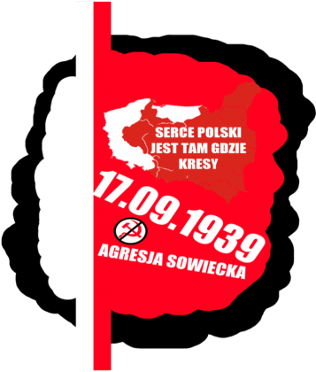 SERCE POLSKI JEST TAM GDZIE KRESY, T-SHIRT CZARNY