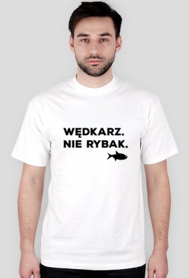 Wędkarz. Nie rybak. - SpinSpektor - koszulki i gadżety wędkarskie