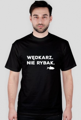 Wędkarz. Nie rybak. - SpinSpektor - koszulki i gadżety wędkarskie