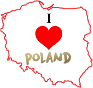 Koszulka "I love Poland"