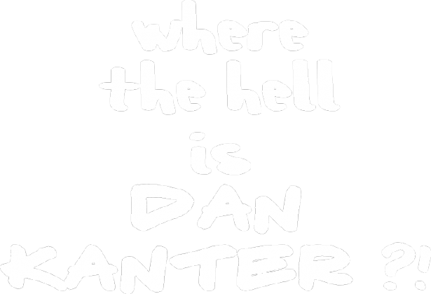 męska koszulka / where the hell is dan kanter