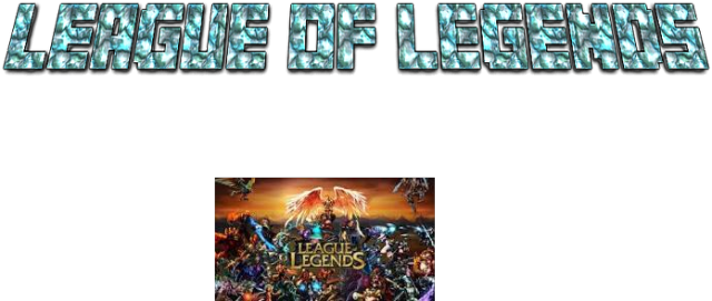 Czarna Bluzka League Of Legends Dla Doroslego