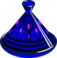 Blue Tajine. Kubek