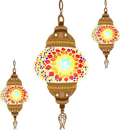 Lampa arabska. Torba bawełniana