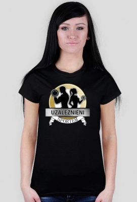 TShirt D Złoty - Uzależnieni Sportem