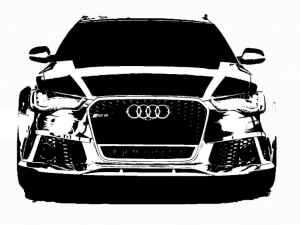 Audi rs6 - nadruk